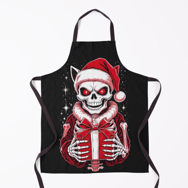 Item preview, Skeleton Cat Christmas Chaos | Funny Dark Vector designed and sold by ColorSplash123.