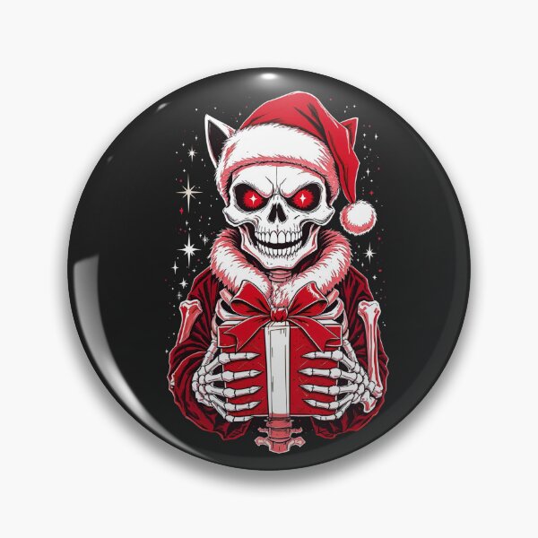 Item preview, Skeleton Cat Christmas Chaos | Funny Dark Vector designed and sold by ColorSplash123.