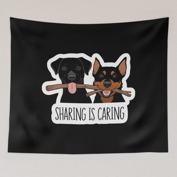 Item preview, Funny Dog – Sharing Is Caring designed and sold by odcovycfsri1.