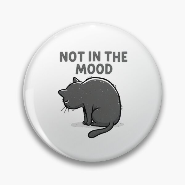 Item preview, Not in the Mood – Cat Turning Away Illustration designed and sold by nuel-art.