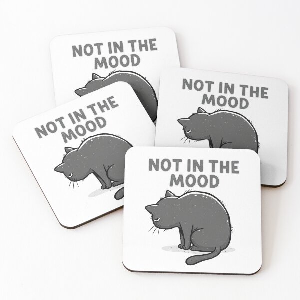 Item preview, Not in the Mood – Cat Turning Away Illustration designed and sold by nuel-art.
