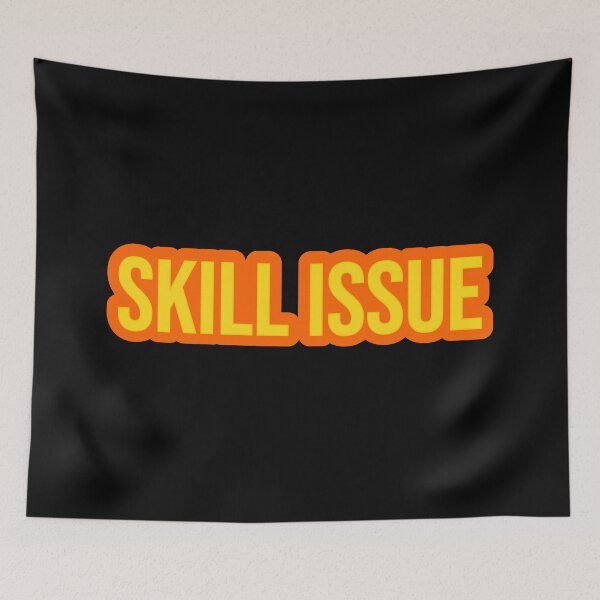Item preview, Skill Issue, Orange Outline Internet Memes designed and sold by Memes N Lore .