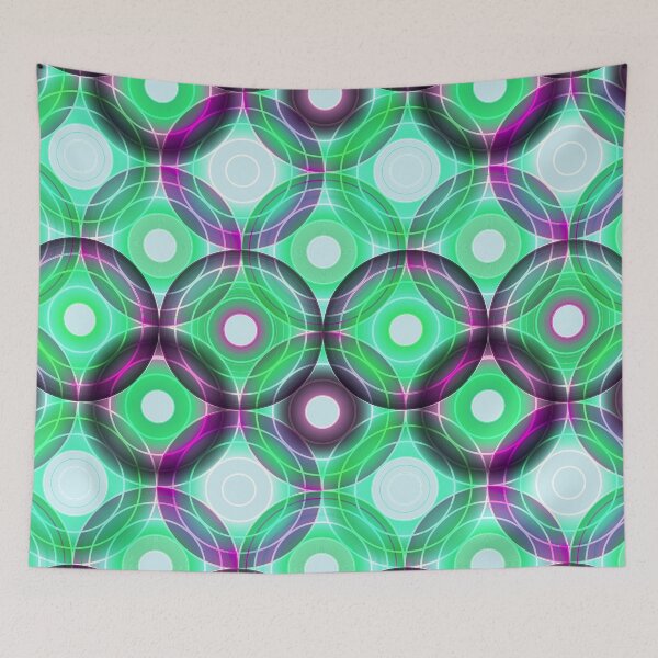 Item preview, Circles | green and purple  designed and sold by camcreativedk.