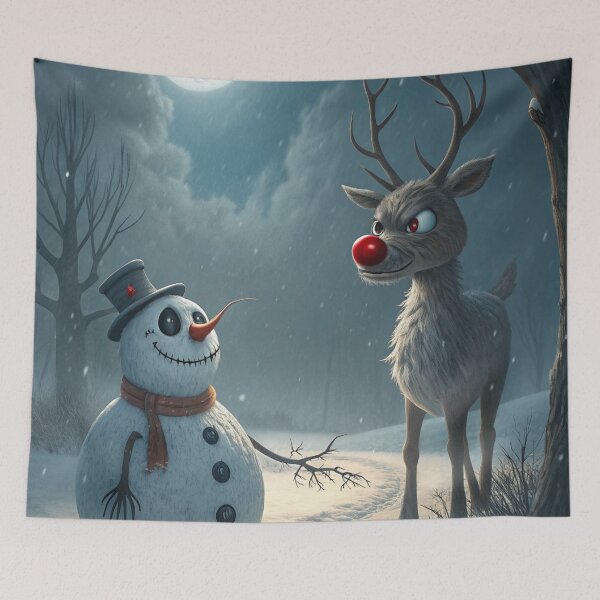 Item preview, Rudolf and Frosty (Spooky Edition) 01 designed and sold by AIfolklore.