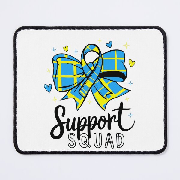 Item preview, Support Squad Down Syndrome Awareness Coquette Bow Ribbon designed and sold by TiredPack.