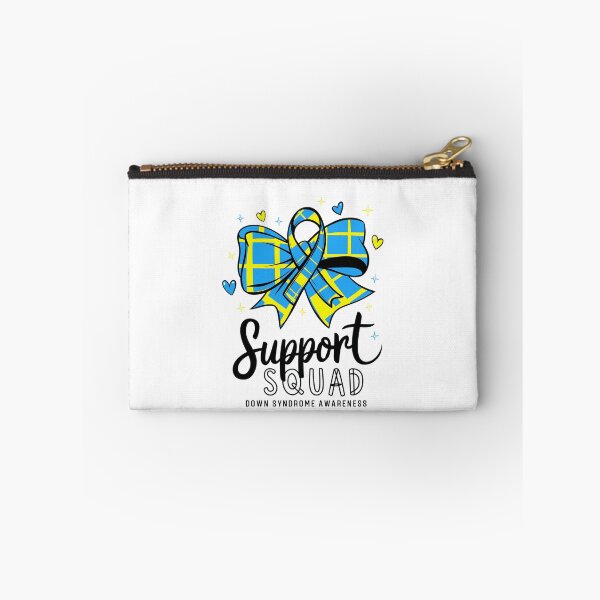 Item preview, Support Squad Down Syndrome Awareness Coquette Bow Ribbon designed and sold by TiredPack.