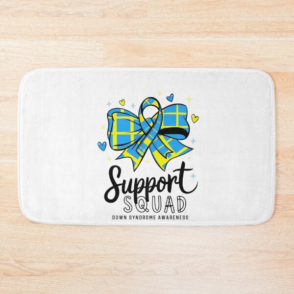Item preview, Support Squad Down Syndrome Awareness Coquette Bow Ribbon designed and sold by TiredPack.