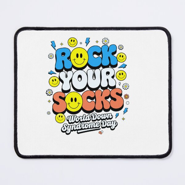Item preview, Rock Your Socks Down Syndrome Awareness Day Groovy WDSD designed and sold by VasilisLamArt.