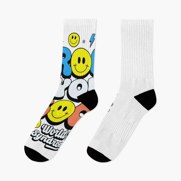 Item preview, Rock Your Socks Down Syndrome Awareness Day Groovy WDSD designed and sold by VasilisLamArt.