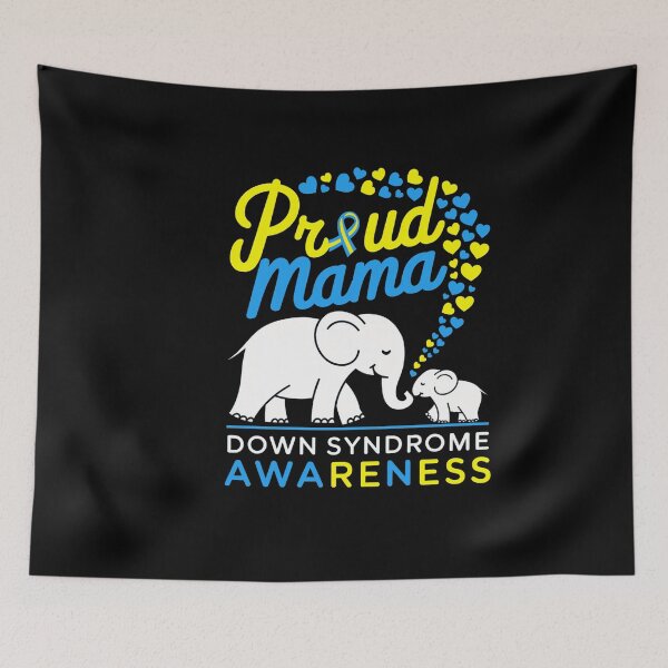 Item preview, Proud Mama Mom Down Syndrome Awareness Day Cute Elephant T21 1 designed and sold by milanforbes.