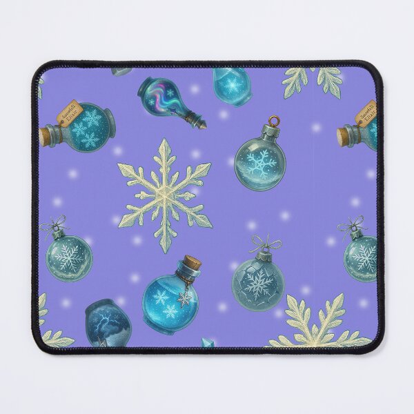 Item preview, Winter Snow Potion Seamless Pattern – Fantasy Alchemy Design designed and sold by AlcheArtsStudio.