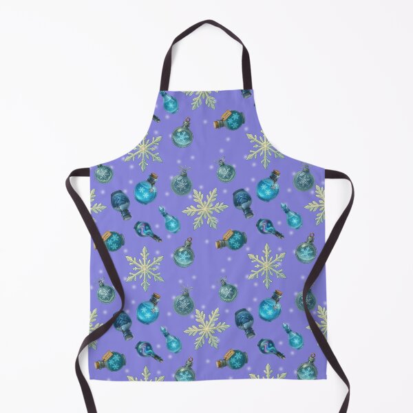 Item preview, Winter Snow Potion Seamless Pattern – Fantasy Alchemy Design designed and sold by AlcheArtsStudio.