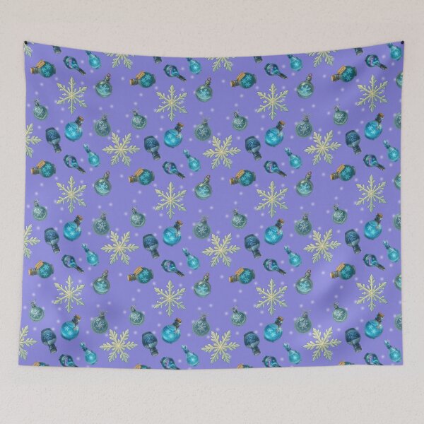 Item preview, Winter Snow Potion Seamless Pattern – Fantasy Alchemy Design designed and sold by AlcheArtsStudio.