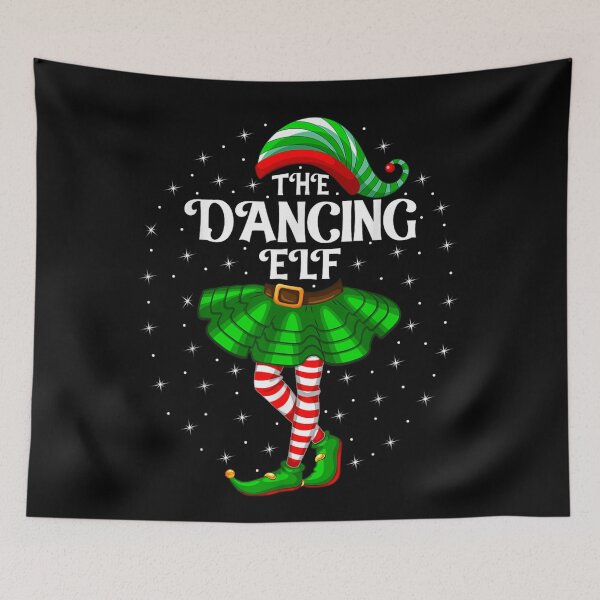 Item preview, The Dancing Elf Funny Christmas Costume Stripes Holiday Party Art designed and sold by RuperDelois.