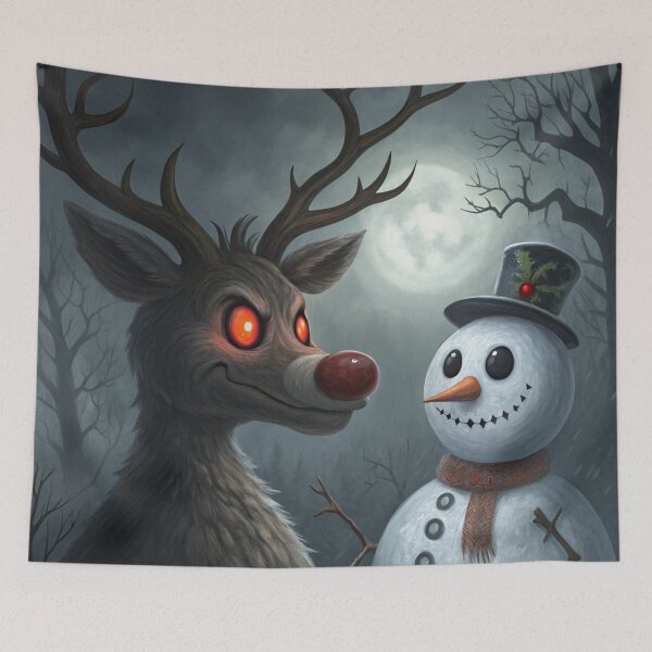Item preview, Rudolf and Frosty (Spooky Edition) 03 designed and sold by AIfolklore.