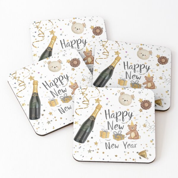 Item preview, A layout featuring a cute teddy bear, a champagne bottle, and a gift box, surrounded with petals and glitter; perfect for Valentine's Day or baby shower-themed creative projects designed and sold by PWDigitalArt.