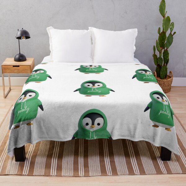 Item preview, Green Hoodie Poodie Penguin – Cute 3D Hoodie Character designed and sold by HNstory.