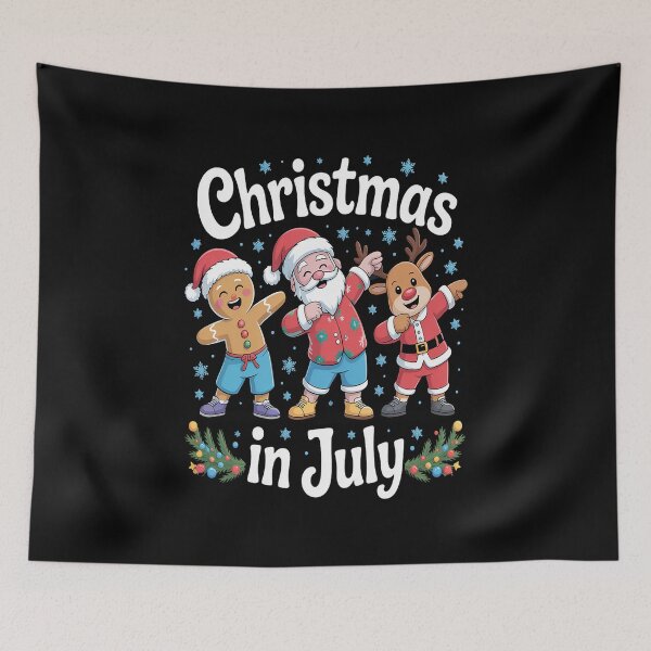 Item preview, Dabbing Santa Reindeer Gingerbread Christmas In July Summer designed and sold by Moxizz.