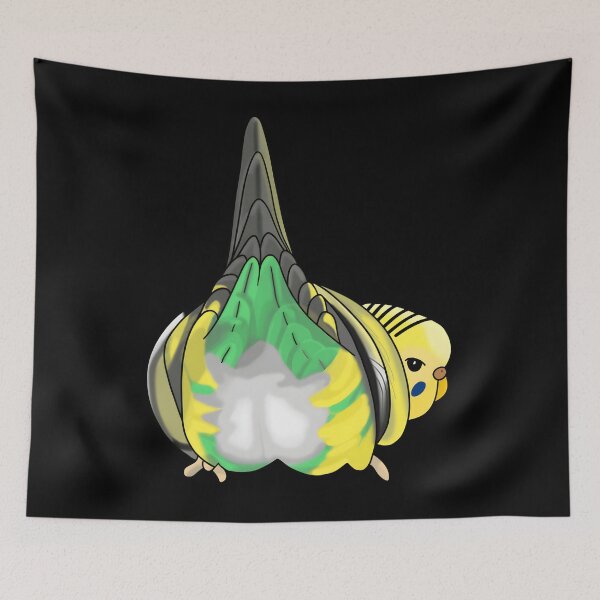 Item preview, Sassy Budgie Parakeet Butt designed and sold by odcovycfsri1.