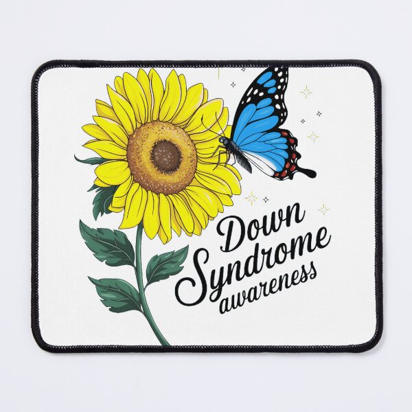 Item preview, Down Syndrome Awareness Sunflower Butterfly designed and sold by milanforbes.