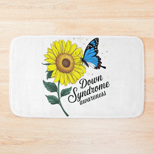 Item preview, Down Syndrome Awareness Sunflower Butterfly designed and sold by milanforbes.