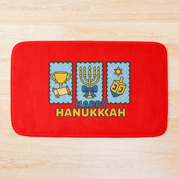 Item preview, Happy Hanukkah Trio PNG | Menorah Dreidel Trophy Jewish Holiday Design designed and sold by BABUSHOP5.