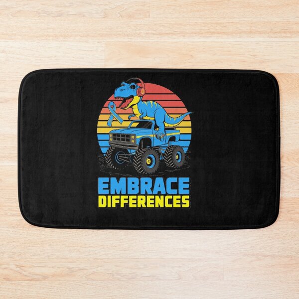 Item preview, Embrace Differences Down Syndrome Awareness Truck Dino designed and sold by TiredPack.