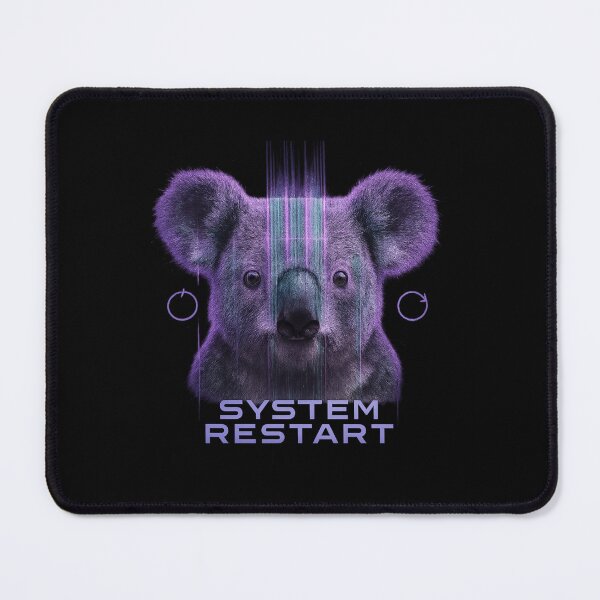 Item preview, System Restart - Glitched Koala Cyber Portrait designed and sold by MKreative Studio.