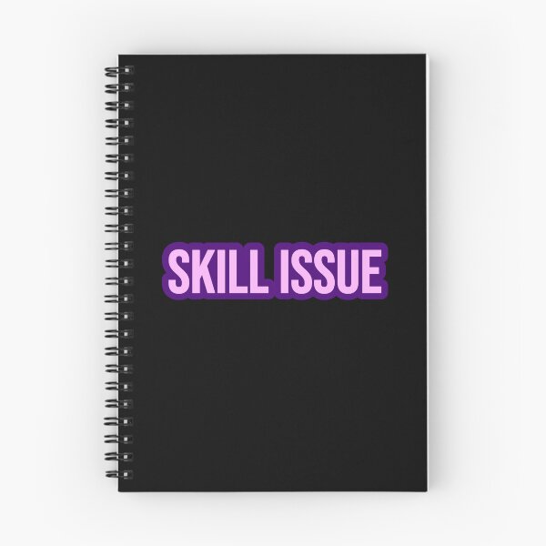 Item preview, Skill Issue, Pink and Purple Outline Internet Memes designed and sold by Memes N Lore .