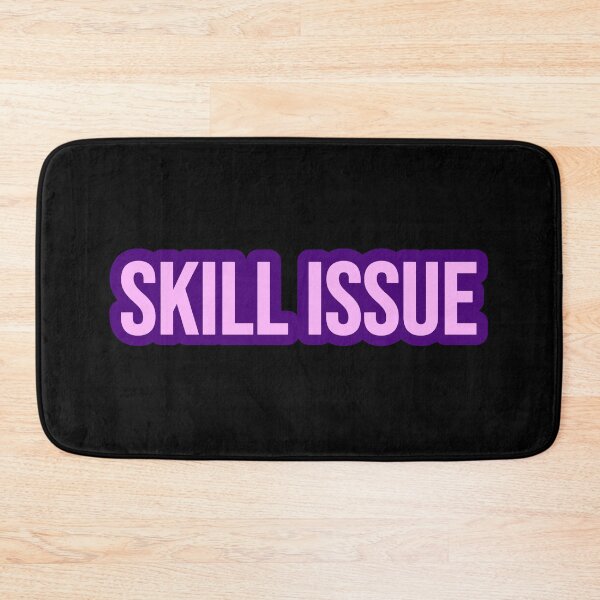 Item preview, Skill Issue, Pink and Purple Outline Internet Memes designed and sold by Memes N Lore .