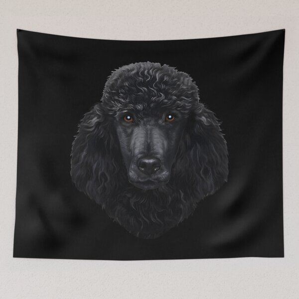 Item preview, Black Poodle Dog Face designed and sold by odcovycfsri1.