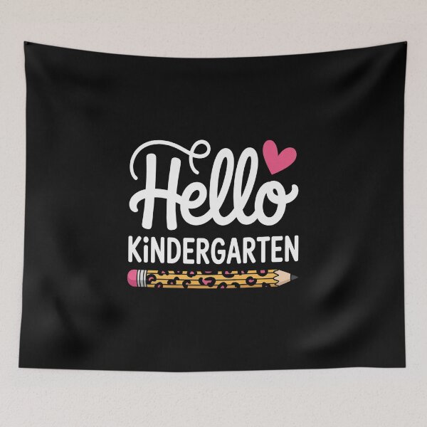 Item preview, Hello Kindergarten Leopard Pencil Back To School designed and sold by Moxizz.