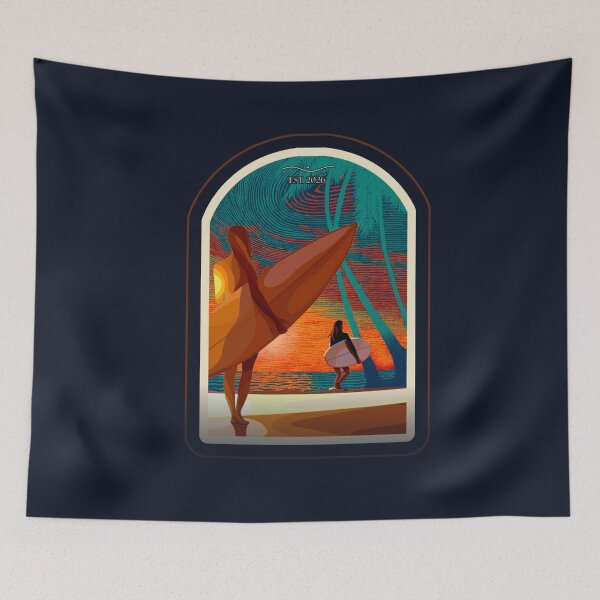 Item preview, LAGOON SUNSET — EST. 2026 designed and sold by Sanctum Icons.