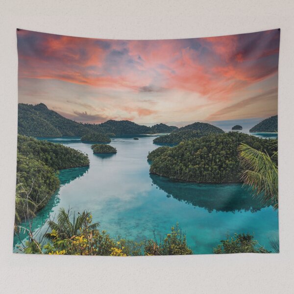 Item preview, Raja Ampat Islands in sunset, Papua Barat, Indonesia  designed and sold by Mauswohn.