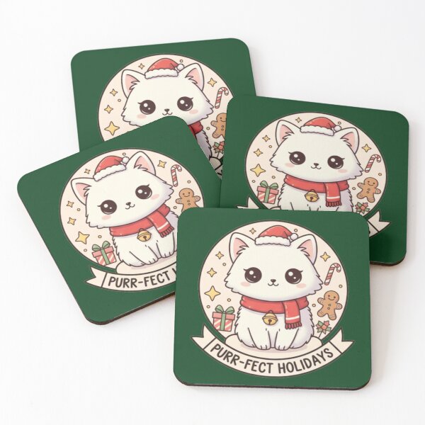 Item preview, Kawaii Cat - Purr-fect Holidays! designed and sold by Moonbound Press Studio.