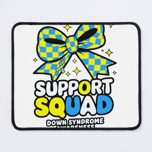 Item preview, Down Syndrome Awareness Women Girls Support Squad Bow Ribbon designed and sold by milanforbes.