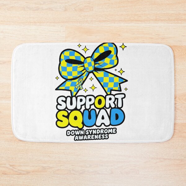 Item preview, Down Syndrome Awareness Women Girls Support Squad Bow Ribbon designed and sold by milanforbes.