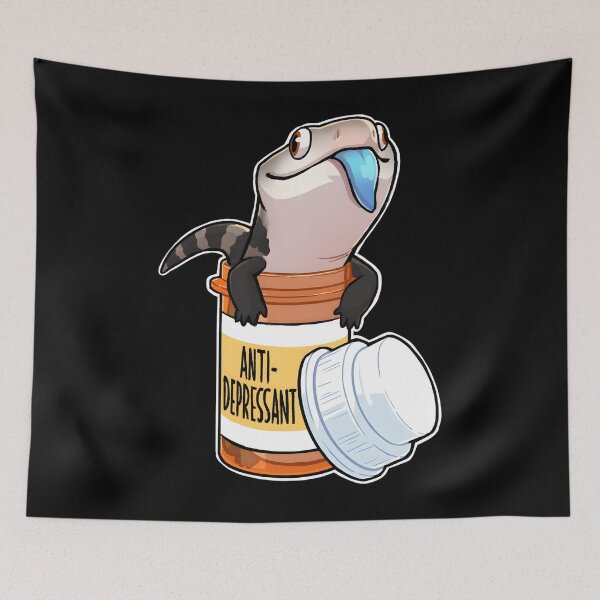 Item preview, Blue Tongue Skink Cartoon designed and sold by odcovycfsri1.