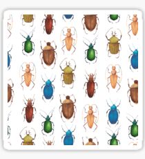Summer mood. Watercolor tropical bugs Sticker