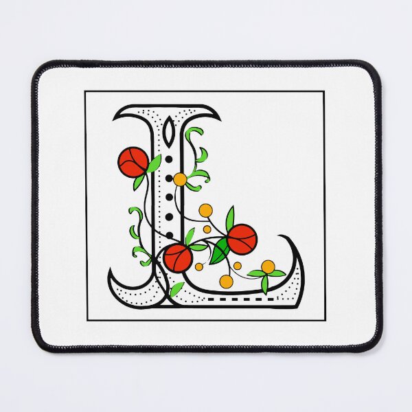 Item preview, L Initial Letter Topography designed and sold by ViaARTfactory.