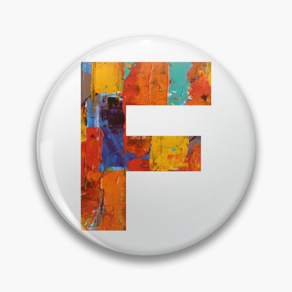 Item preview, Colorful Abstract Letter F T-Shirt Art designed and sold by CoolGTees.
