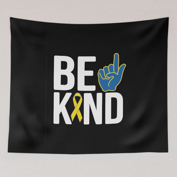 Item preview, Down Syndrome Awareness Be Kind ASL Hand Sign designed and sold by ReadySide.