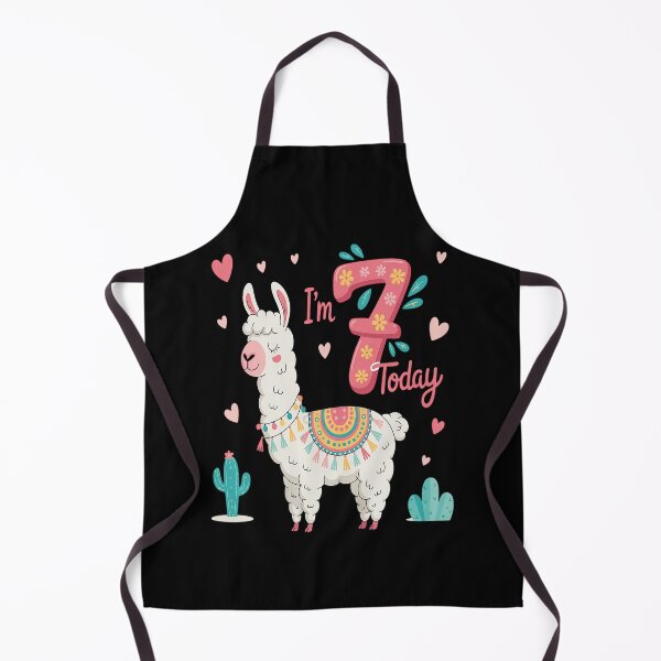 Item preview, Kids I Am 7 Years Old 7th Birthday Girl Alpaca designed and sold by Moxizz.