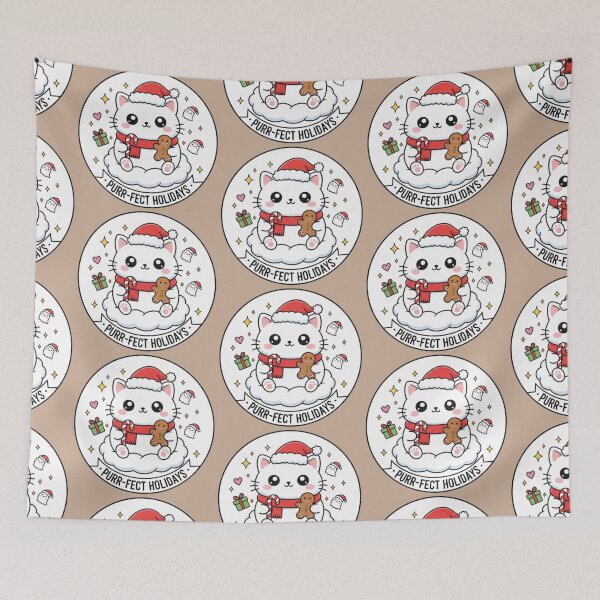 Item preview, Santa Claws - Purr-fect Holidays! designed and sold by Moonbound Press Studio.