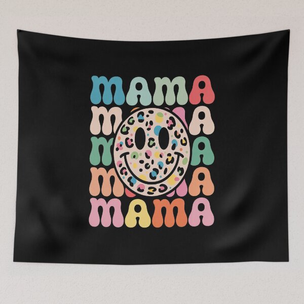 Item preview, Leopard Mama Groovy Face Trendy New Mom designed and sold by Moxizz.