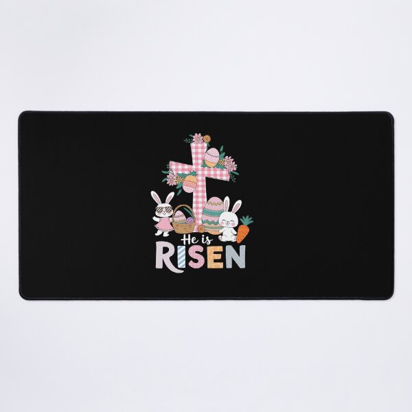 Item preview, He is Risen Floral Cross Happy Easter Day designed and sold by estellaken.