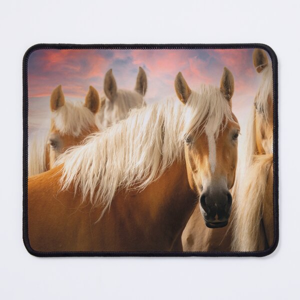 Item preview, Beautiful horses at sunset designed and sold by Mauswohn.