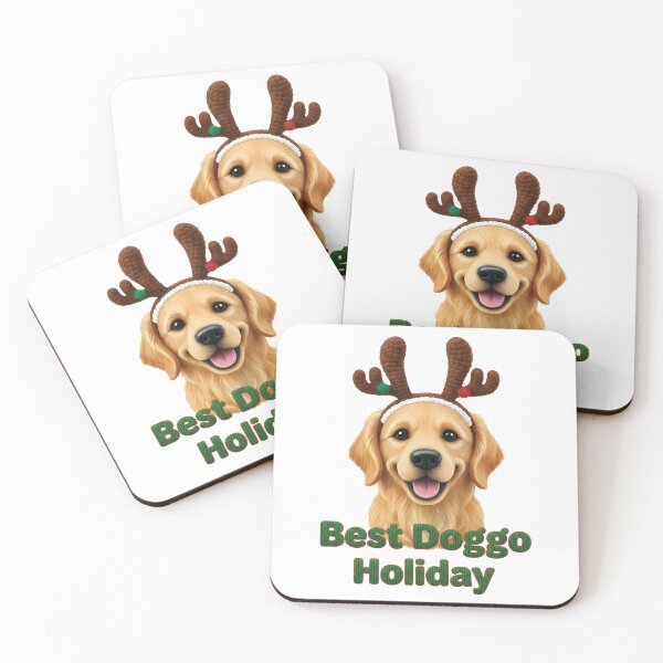 Item preview, Best Doggo Holiday Christmas T-Shirt – Cute Dog Reindeer Holiday Gift designed and sold by al21ex.