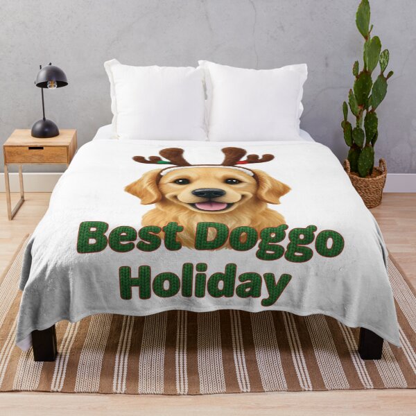 Item preview, Best Doggo Holiday Christmas T-Shirt – Cute Dog Reindeer Holiday Gift designed and sold by al21ex.