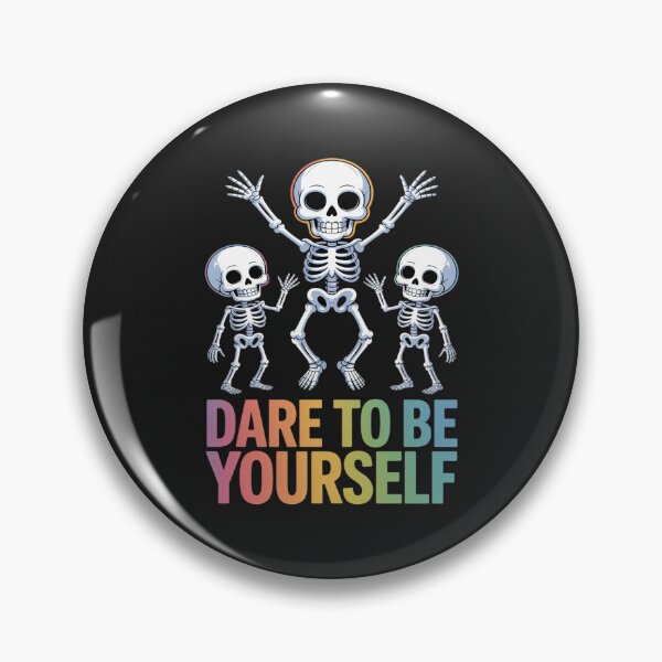 Item preview, Dare To Be Yourself Rainbow Dabbing Skeleton Gay LGBT Pride designed and sold by JessicaWalshdf.